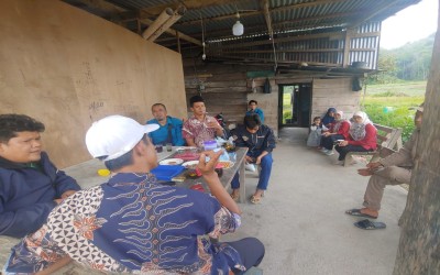 DPKPP Solok selatan - Bidang perikanan DPKPP kab solok selatan melakukan monitoring dan evaluasi perkembangan bantuan pengadaan benih ikan dan pakan pada kelompok pembudidaya ikan