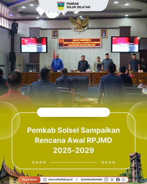 Pemkab Solsel Sampaikan Rencana Awal RPJMD 2025-2029