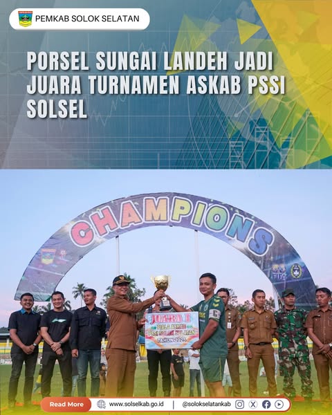 Porsel Sungai Landeh Jadi Juara Turnamen Askab PSSI Solsel