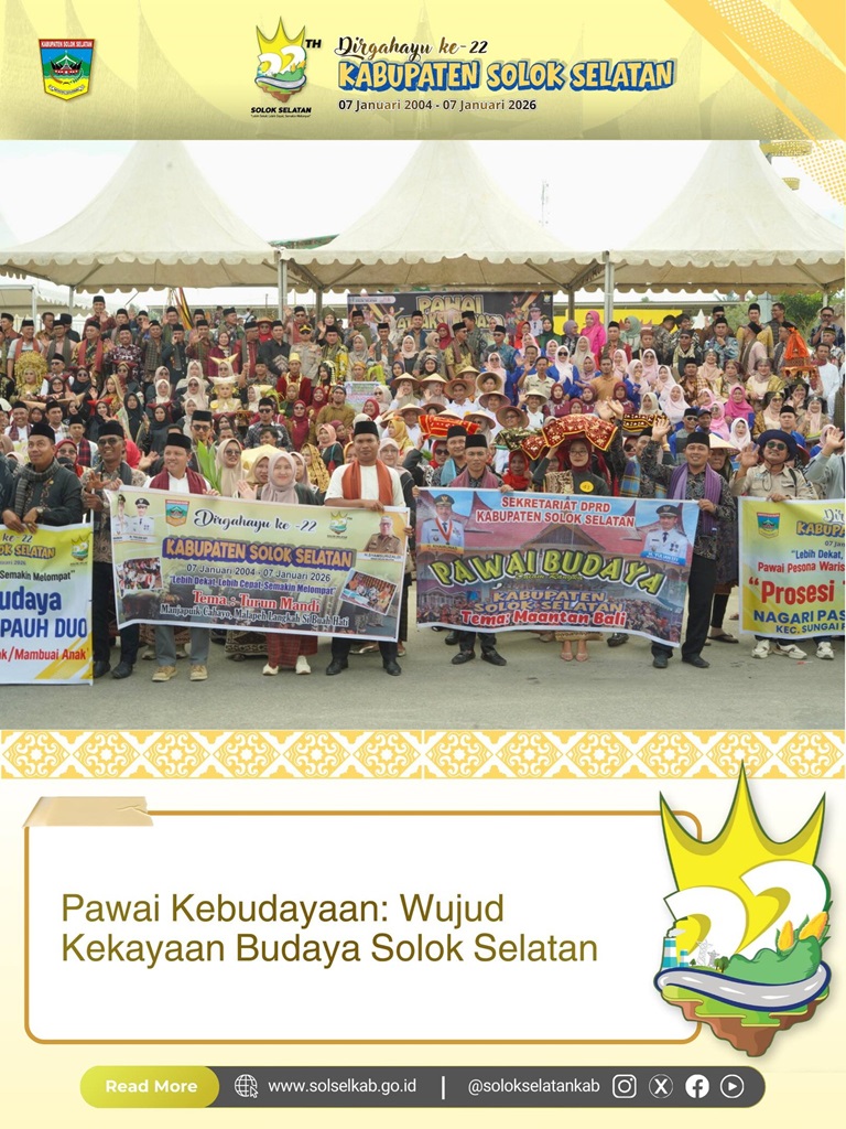 Pawai Kebudayaan: Wujud Kekayaan Budaya Solok Selatan
