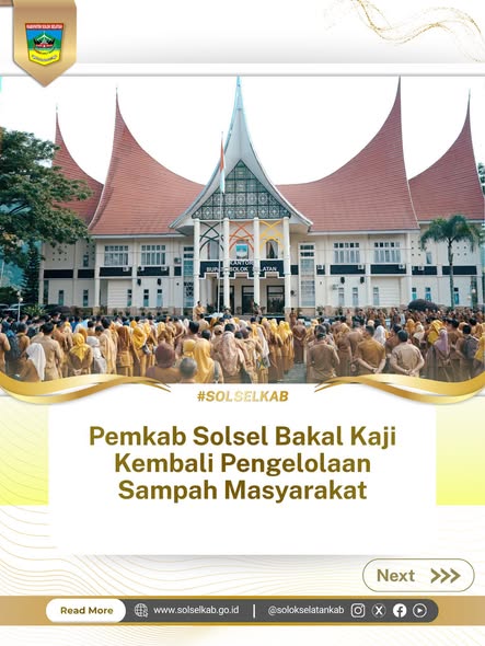 Pemkab Solsel Bakal Kaji Kembali Pengelolaan Sampah Masyarakat