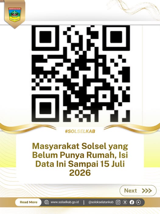 Masyarakat Solsel yang Belum Punya Rumahh, Isi Data Ini Sampai 15 Juli 2026