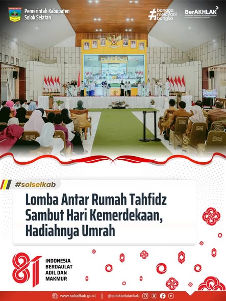 Lomba Antar Rumah Tahfidz Sambut Hari Kemerdekaan, Hadiahnya Umrah