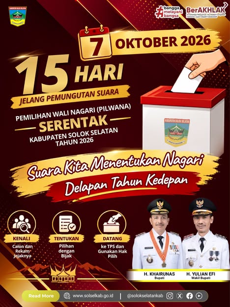 15 Hari Jelang Pilwana Serentak 2026